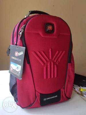 Swiss Gear Branded Laptop Bag With Ear Phone Jack And Rain