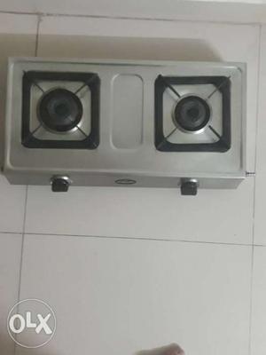 Two burners gas stove in excellent condition.