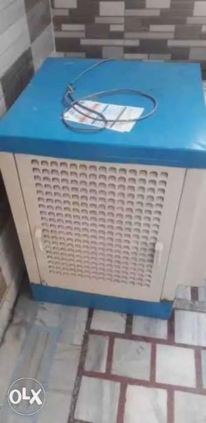 White And Blue Evaporative Cooler