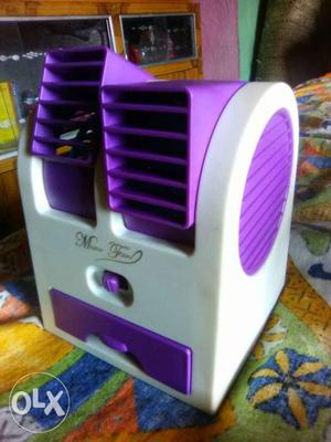 White And Purple Air Conditioner