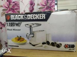White Black&Decker Meat Mincer Box