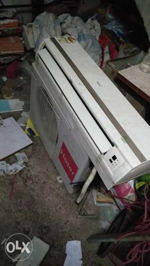 White Haier Split-type AC Conditioner