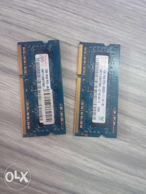 1gb Ddr3l Ram 2 Piece Of Ram Available Good