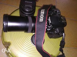 Black cannon dslr camera for rent