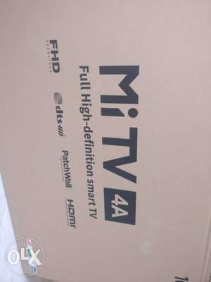 Brand new Mi TV 4A delivered yesterday. I got an
