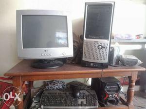 Computer Monitor; Keyboard; Mouse; Tower