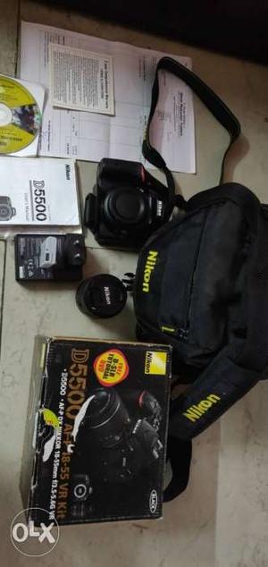 D unused Black Nikon DSLR Camera With Box