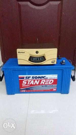 Invter and Battery good working condition invter with