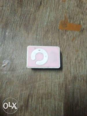 Pink And White MP3 Music Player