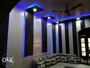 Pvc wall paneling celling allminum n stell nd