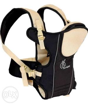 R for rabbit, baby carrier