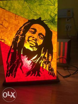 Set of two lamps: Bob Marley and Colourful Piano