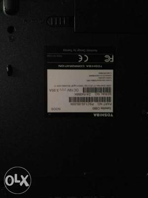 Toshiba satellite c660 laptop scratch less untuch