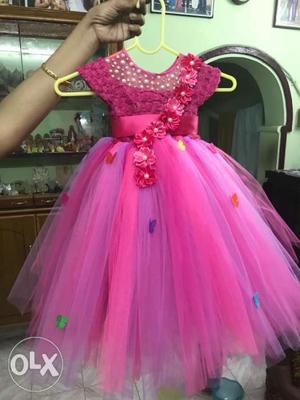 Tutu pink dress worth ₹ for just ₹
