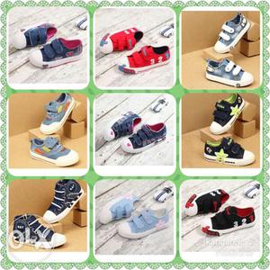 Various designs of sneakers available for