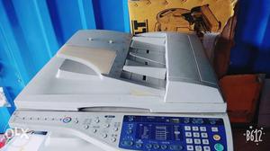 White And Blue Photocopy Machine