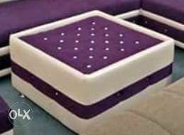 White And Purple Bed Mattress