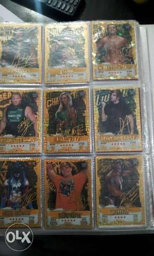 Wwe slam attacks cards complete collection