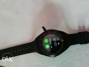 Black And White Digital smart Watch