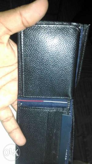 Black Tommy Hilfiger Leather Wallet