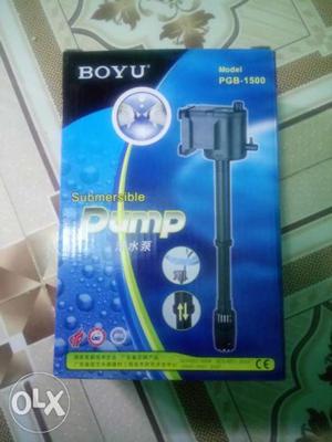 Boyu top filter pump To fish tank it is new