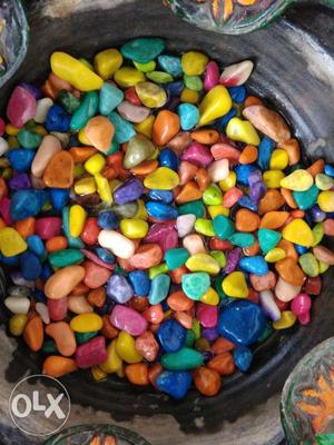 Colourful aquarium stones - 150 rs