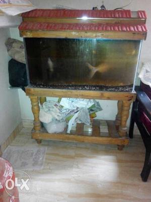 Fish tank 3ft with stand and lid