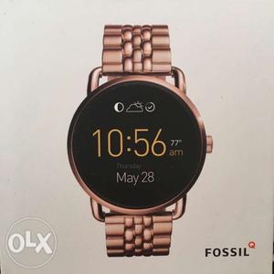 Fossil Q wander gene 2, golden, smart watch
