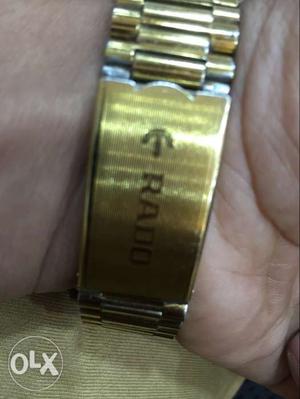 Gold-colored Watch Link Band