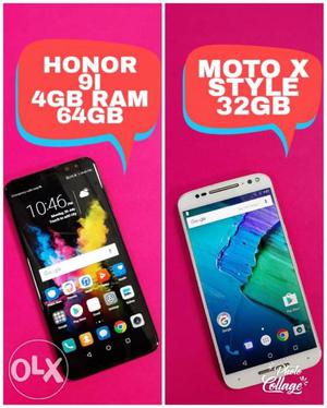 Honor 9i 64Gb -  Moto X Style -  View