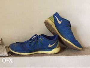 Nike free 5.0 good condition size uk 9 fits
