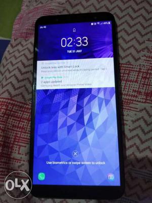 Only 1 day old samsung galaxy J8 infinity