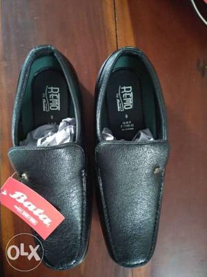 Pair Of BATA Leather Slip-on Shoes