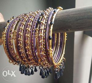 Purple colored bangles