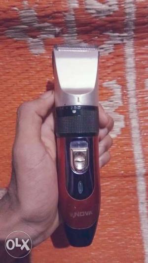 Red And Black Nova Professional Trimmer