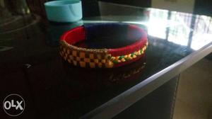 Red And Yellow Thread Bracelet