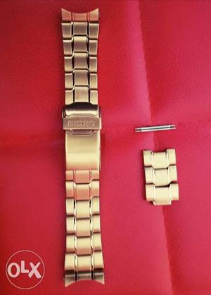 SEIKO 20mm Gold Toned Watch Band