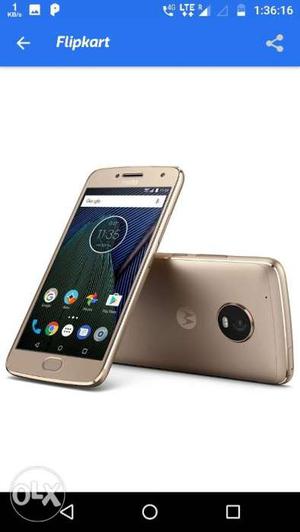 Sell Moto g5 plus 4gb & 32gb 6 month old no