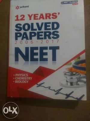 12 Year's Solved Papers Neet Book