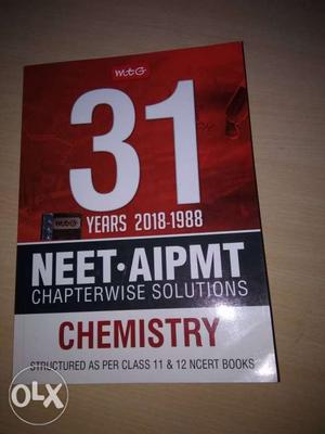 31 Years  NEET-AIPMT Chemistry Textbook