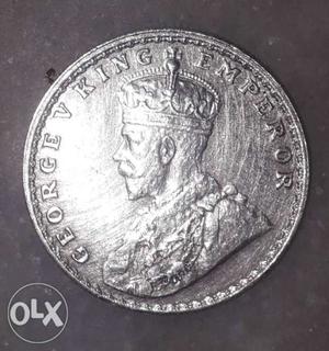 99 years old silver coin  George v king