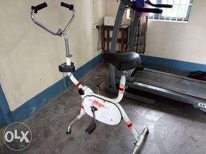 A Treadmill and a cycle. Proper Working