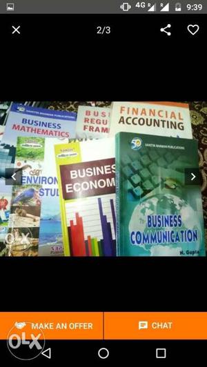 Bcom 1st year all books in less than 50%. only