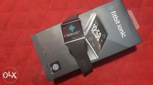 Black Fitbit Ionic Fitness Band With Box