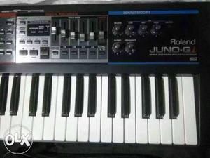 Black Roland Juno-Gi Electronic Keyboard