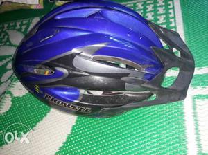 Blue And Black Prowell Bicycle Helmet