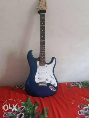 Blue HERTZ Electric Guitar Only 8 month old
