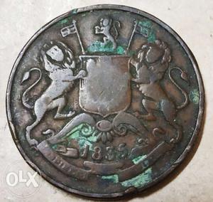 British India  Half Anna, Coin. Immediately