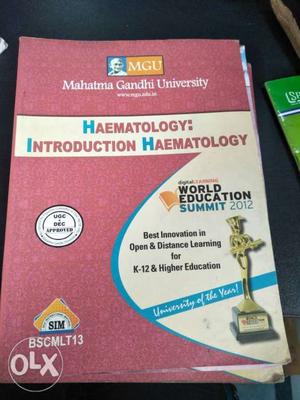 Bsc mlt 1 sem Heamatology book