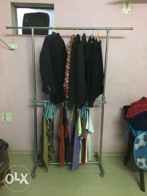 Cloth rack. foldable. bought at ~Rs. Leas